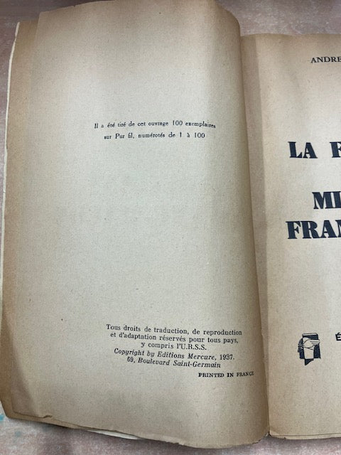 Livre La Fayette ou Le Militant Franc-Maçon Tome 1 et 2