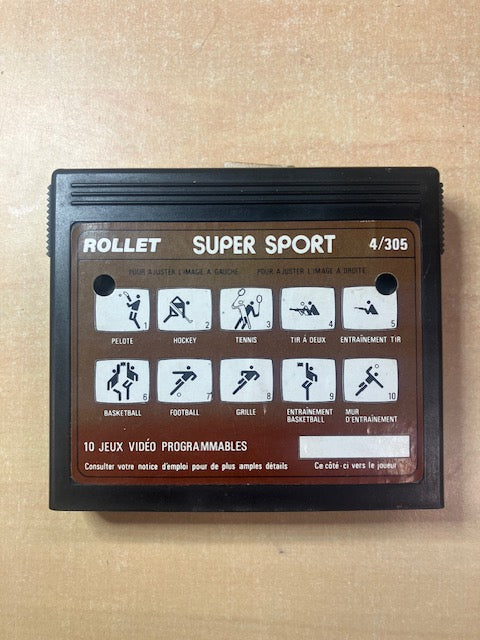 Jeu De Console Vintage Rollet Super Sport 4/305 Jeu Vidéo