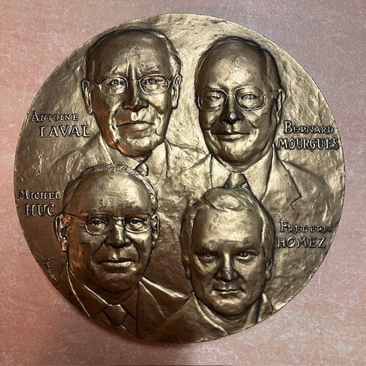Grande Médaille En Bronze De 8 cm De Diamètre Metallurgie