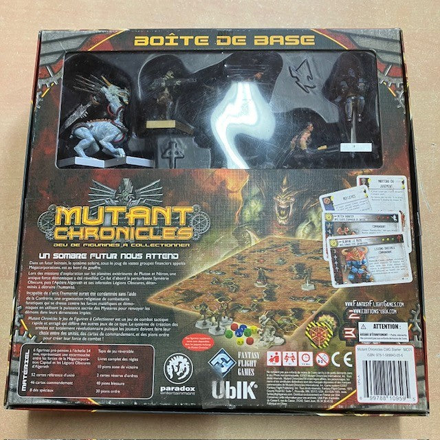 Boite Mutant Chronicles, Jeu De Figurines A Collectionner, Boite De Base