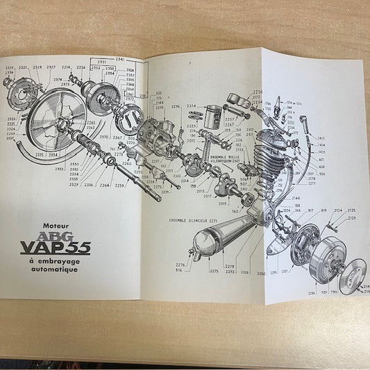 Livret, Notice D'Entretien Du Moteur ABG, VAP 55