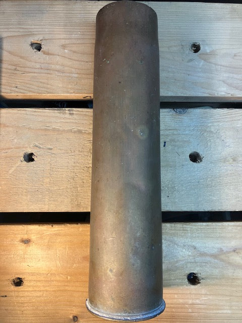 Vase Presse Papier Obus Travail de Poilu Guerre Mondiale Munition WW1