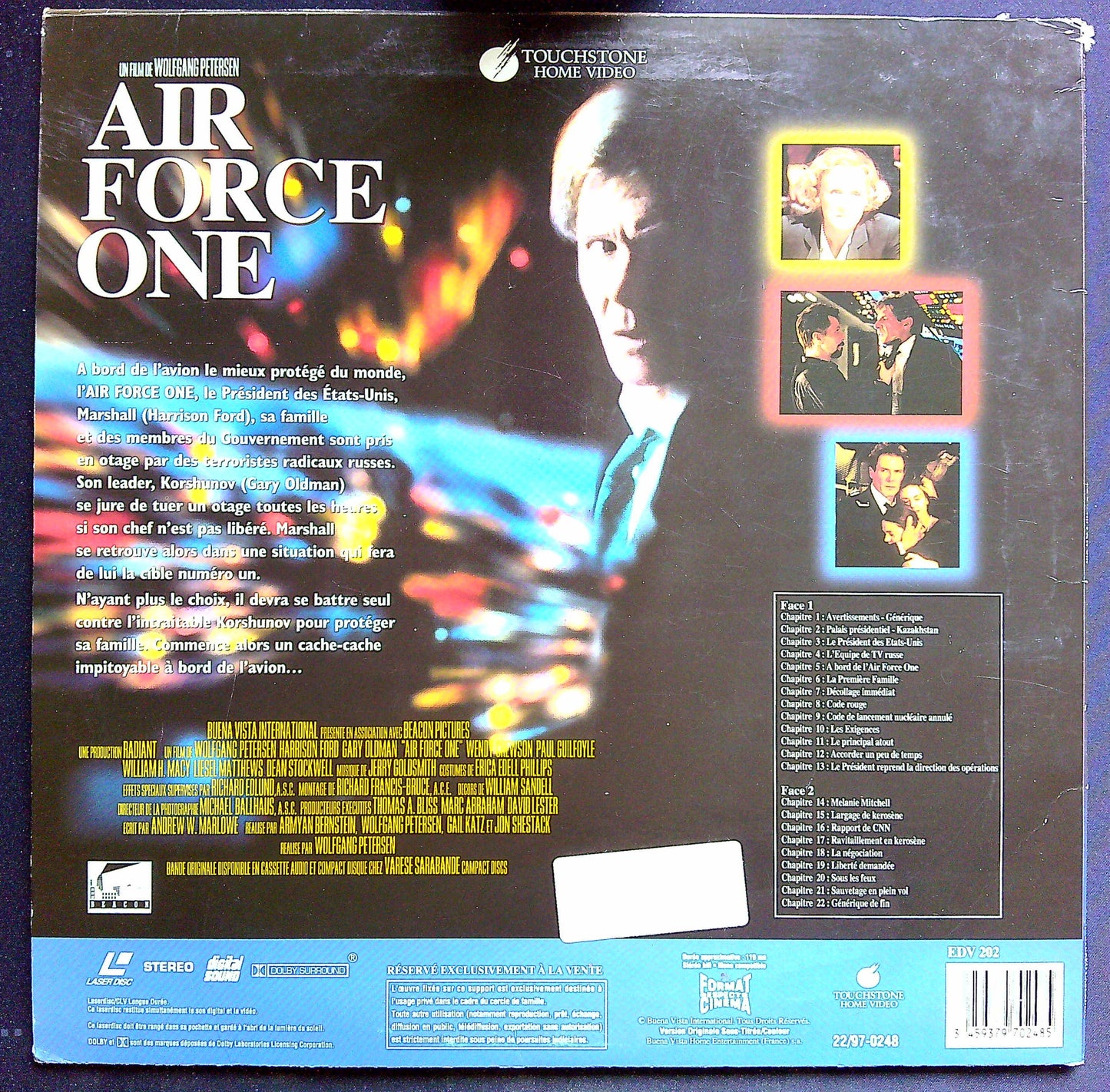 Laser Disc Air Force One