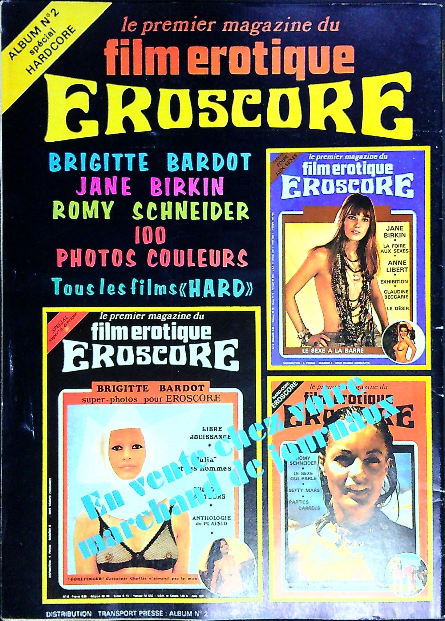 Magazine Film Erotique Eroscore N°12 Jane Birkin