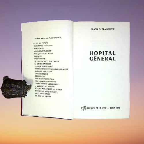 Livre Hôpital Général Par Frank G. Slaughter