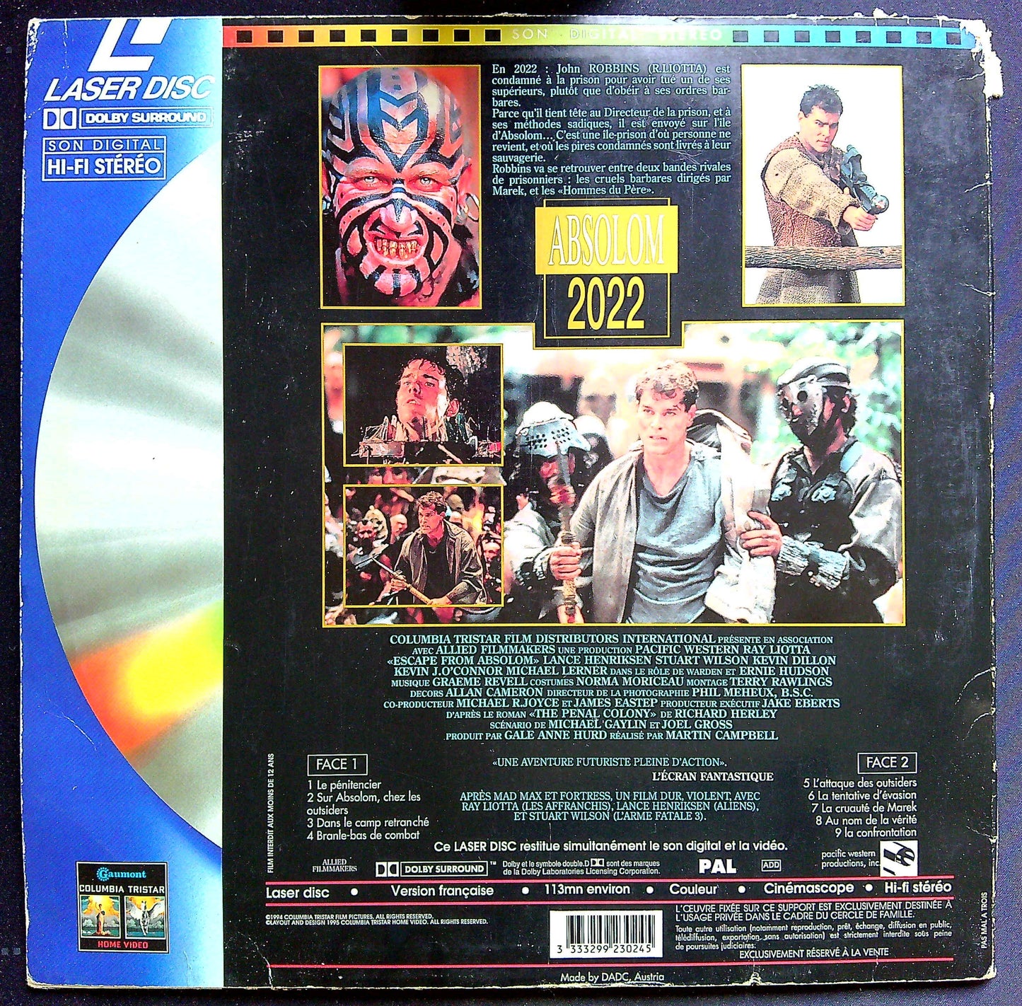 Laser Disc Absolom 2022