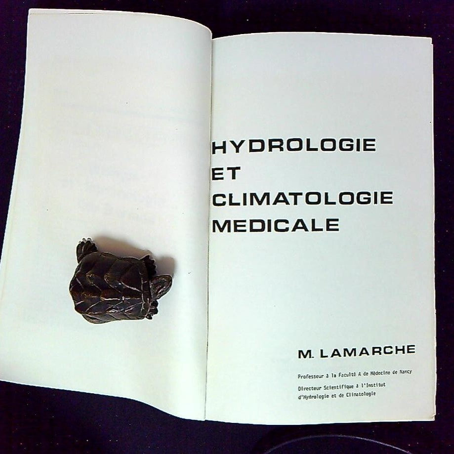 Livre Hydrologie Et Climatologie Médicale, Par M.Lamarche