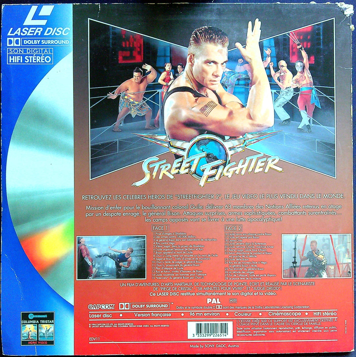 Laser Disc Street Fighter