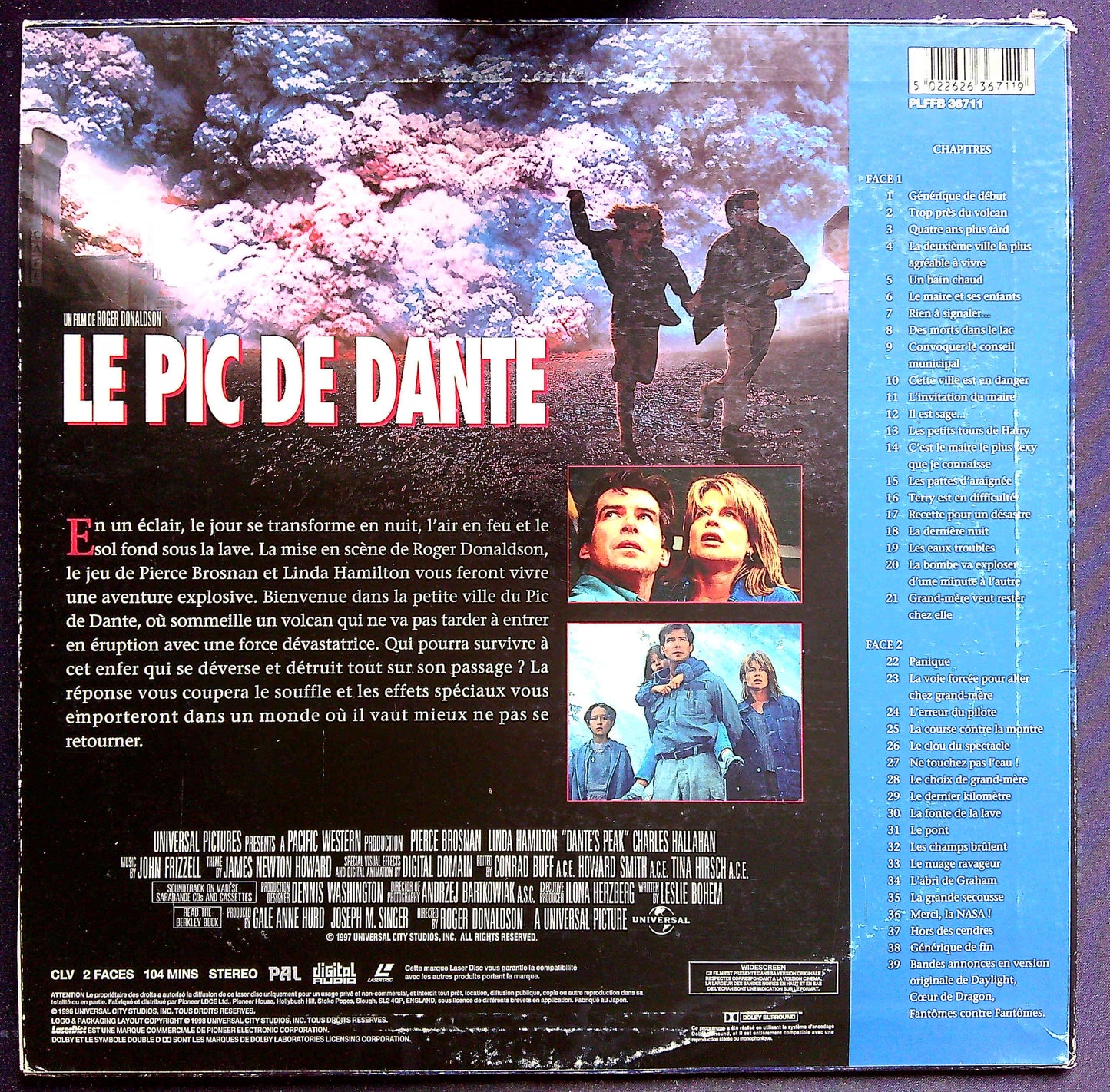 Laser Disc Le Pic De Dante