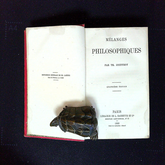 Livre Mélanges PHILOSOPHIQUES