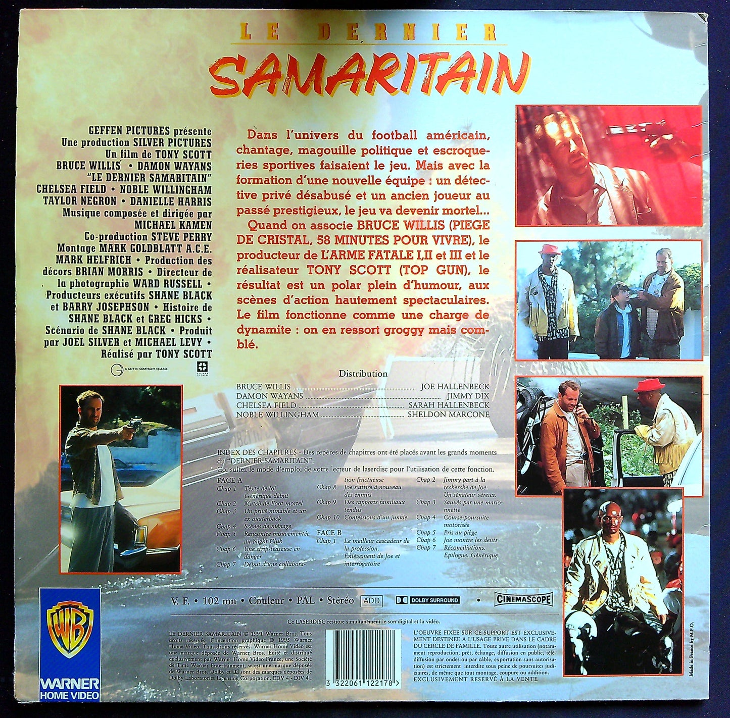 Laser Disc Le Dernier Samaritain