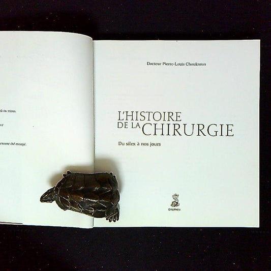 Livre L'histoire De La Chirurgie, Du Silex A Nos Jours, Par Le Docteur Pierre-louis Choukroun