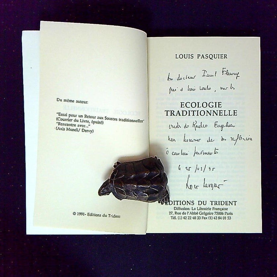 Livre Écologie Traditionnelle, Par Louis Pasquier