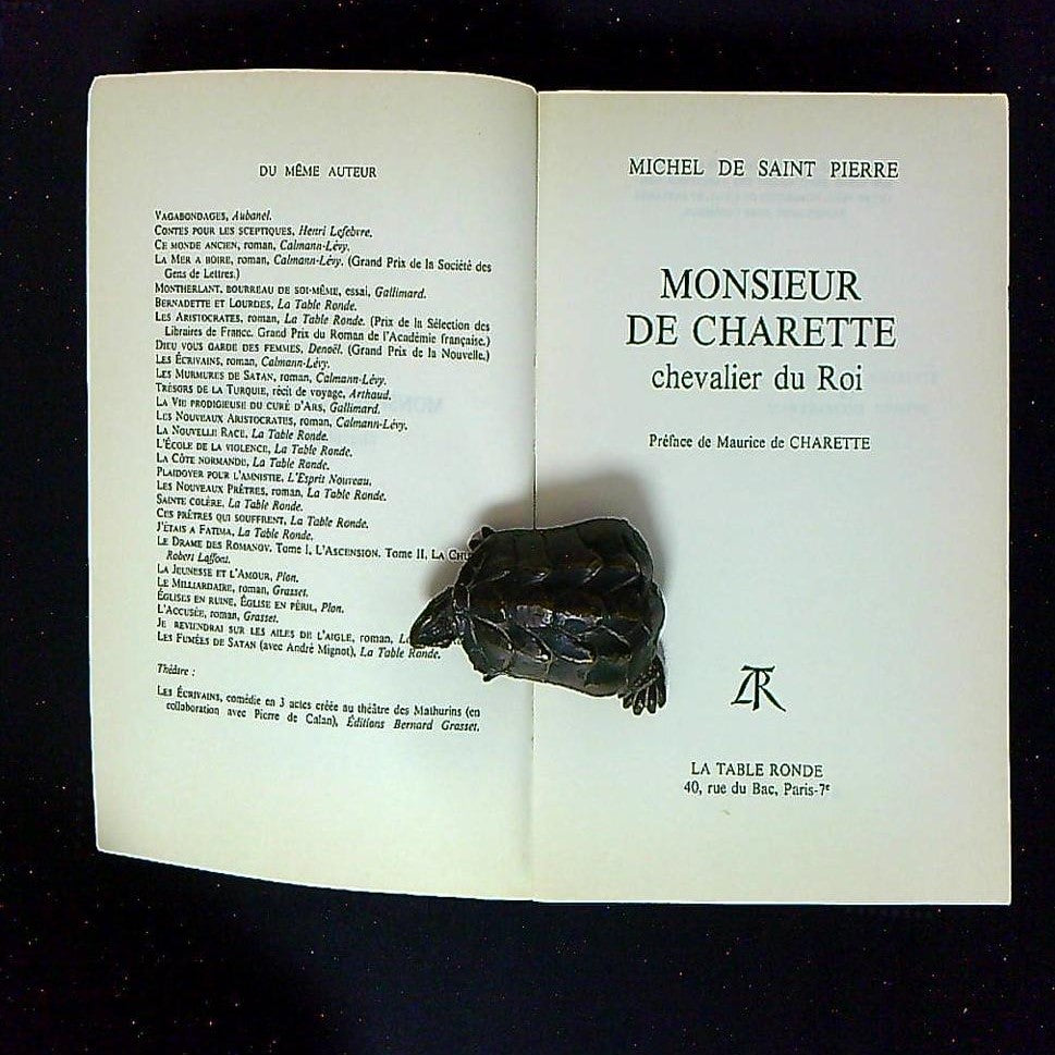 Livre Monsieur De Charette, Chevalier Du Roi, Michel De Saint Pierre