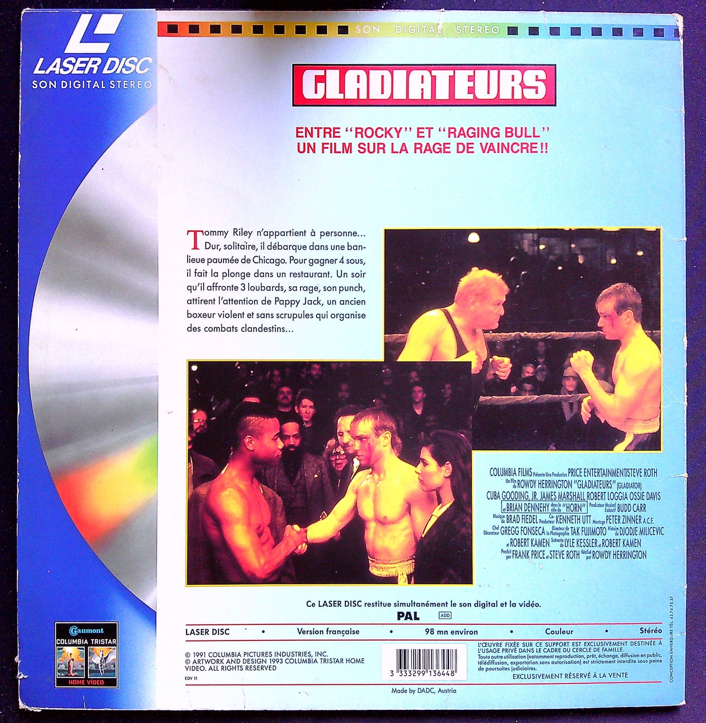 Laser Disc Gladiateurs