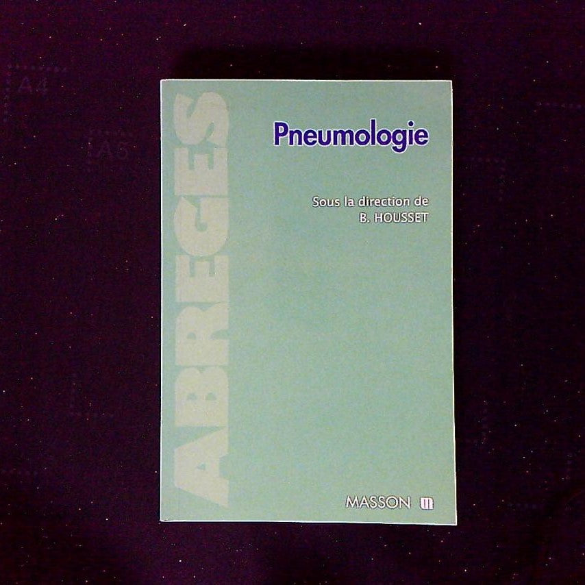 Livre Pneumologie, Par Bruno Housset