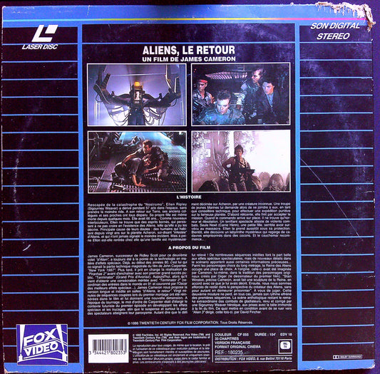 Laser Disc Double Aliens Le Retour