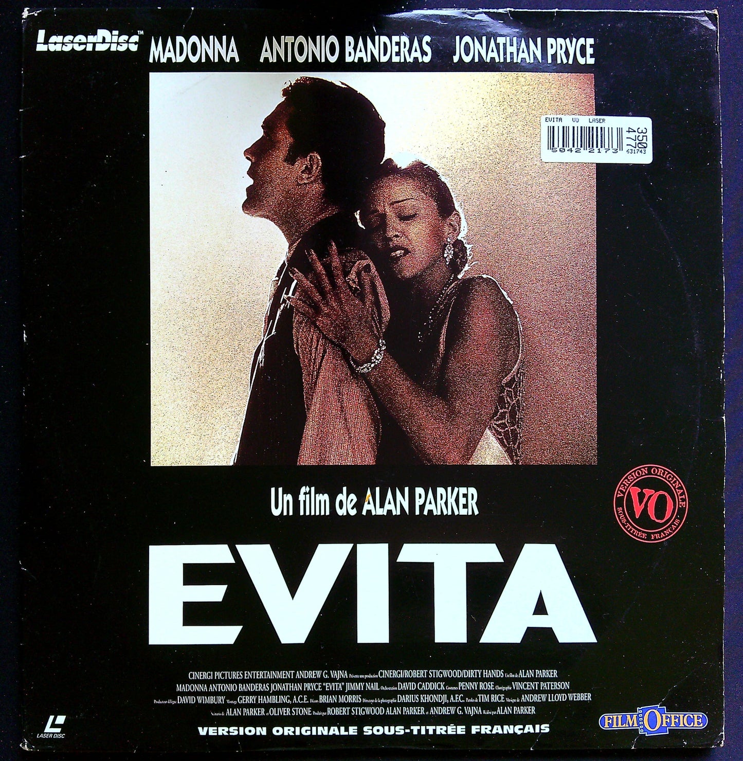 Laser Disc Evita