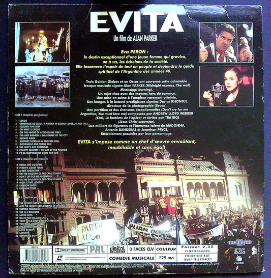 Laser Disc Evita