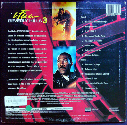 Laser Disc Le Flic De Beverly Hill 3
