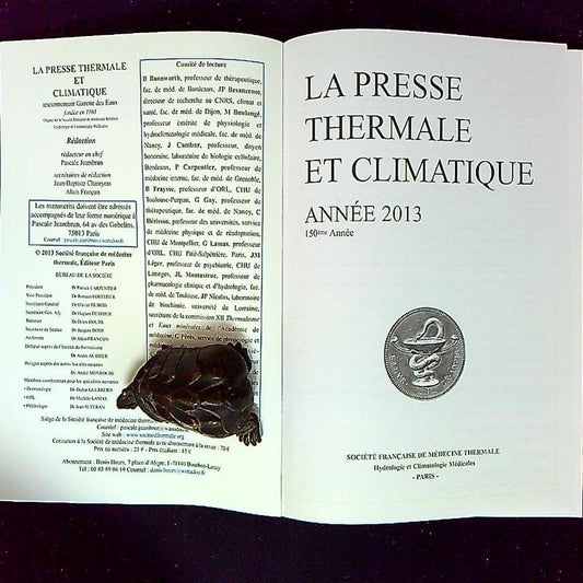 Livre La Presse Thermale Et Climatique, Année 2013, 150ème Année