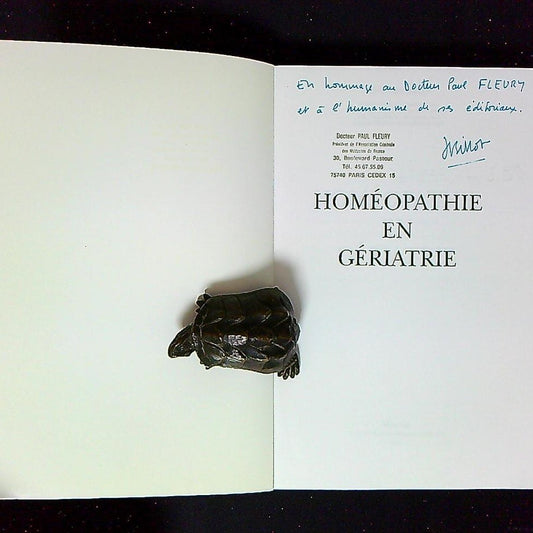 Livre Homéopathie En Gériatrie, Par Jean Paul Billot