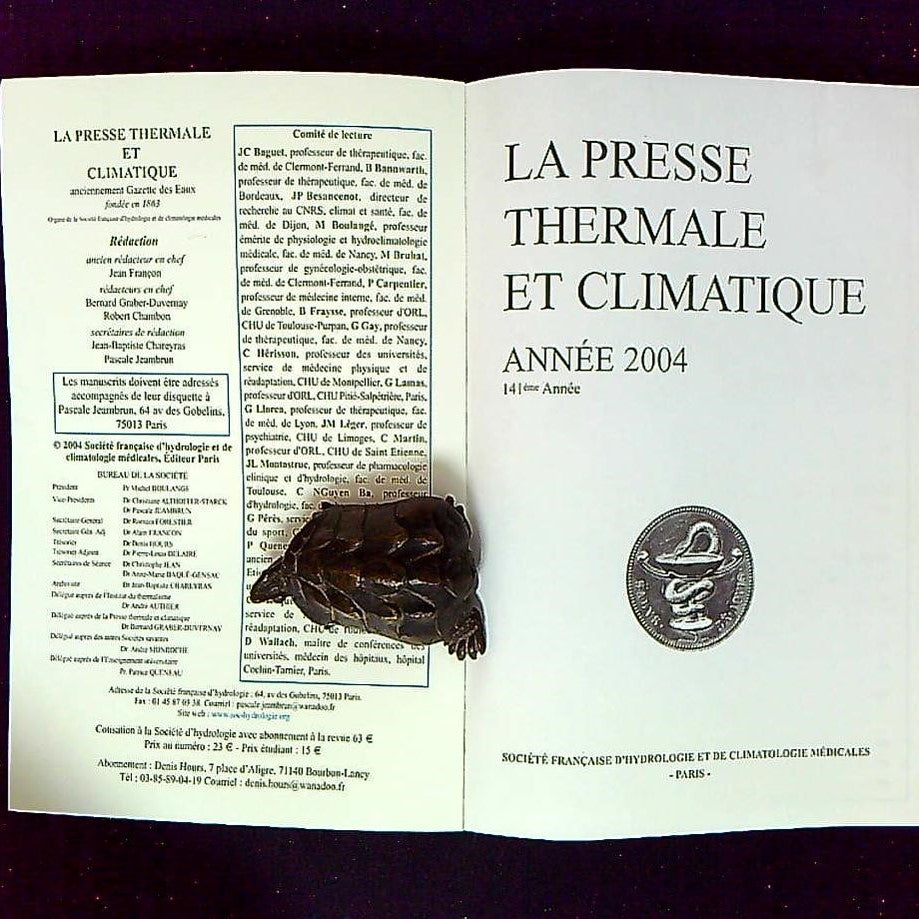 Livre La Presse Thermale Et Climatique, Année 2004, 141ème Année