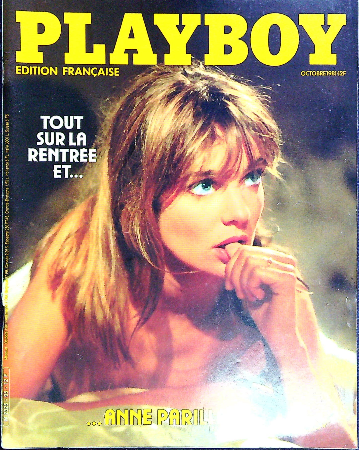 Magazine Erotique Playboy Anne Parillaud