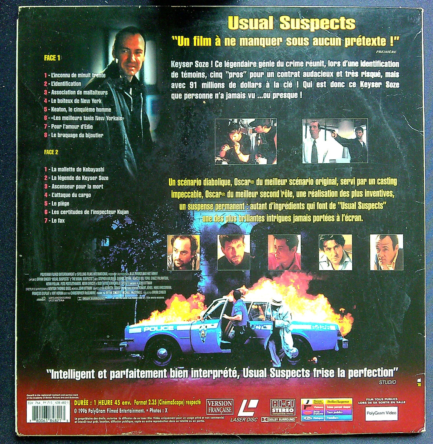 Laser Disc Usual Suspects