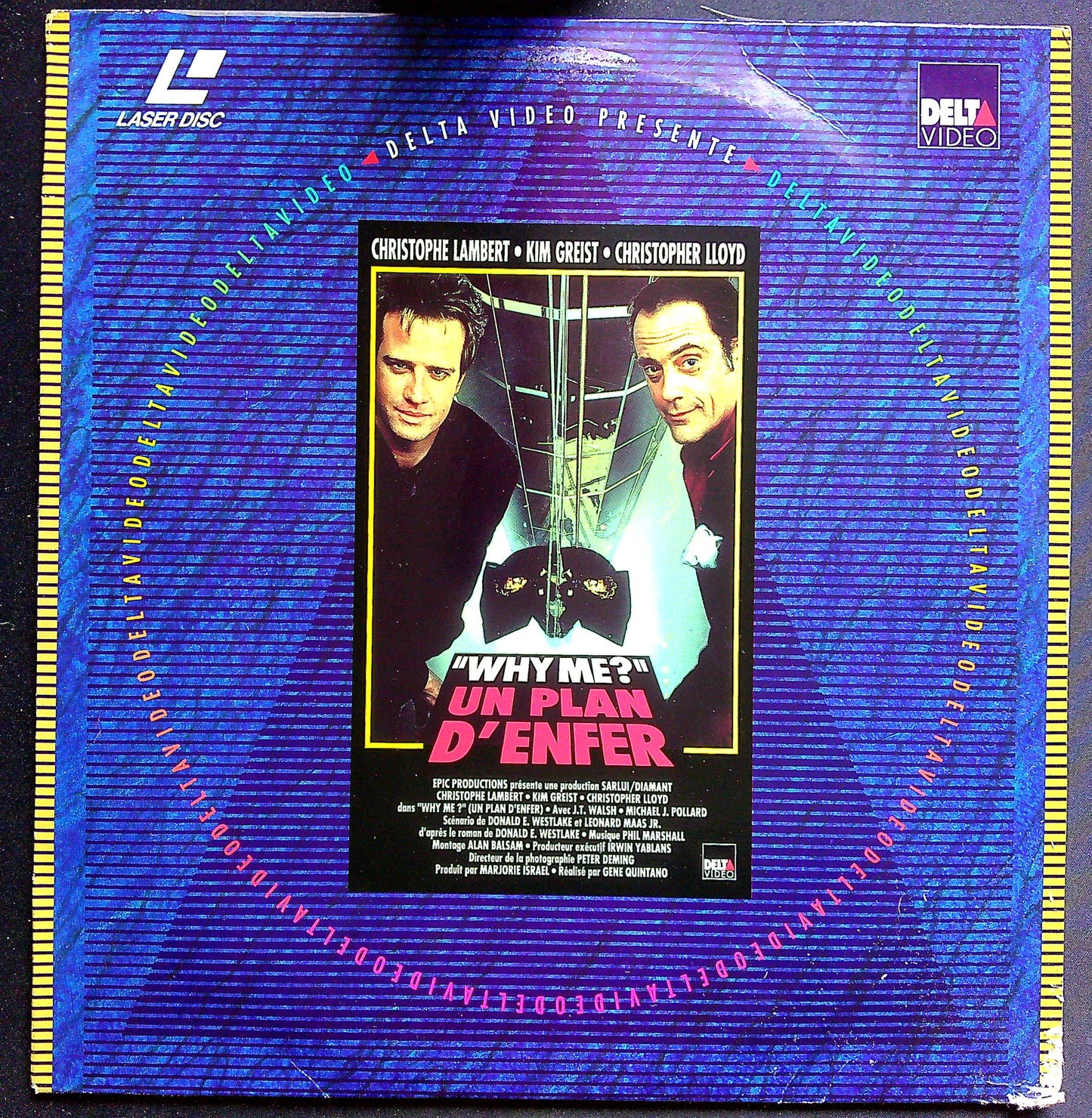 Laser Disc Why Me? Un Plan D'Enfer