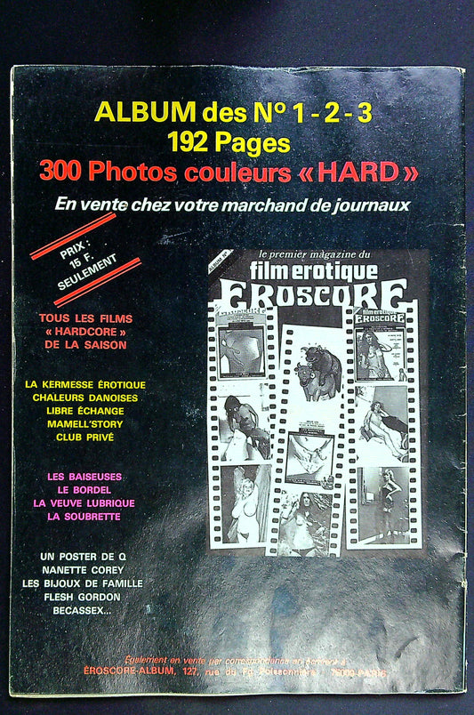 Magazine Film Erotique Eroscore N°7