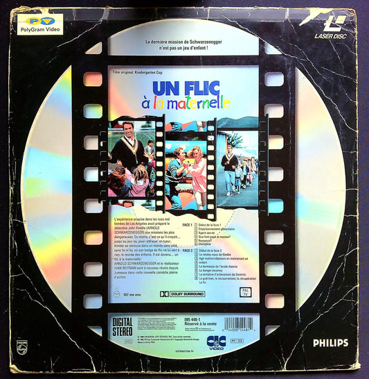 Laser Disc Un Flic à La Maternelle