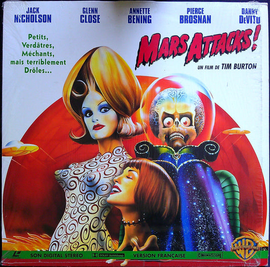 Laser Disc Mars Attacks !