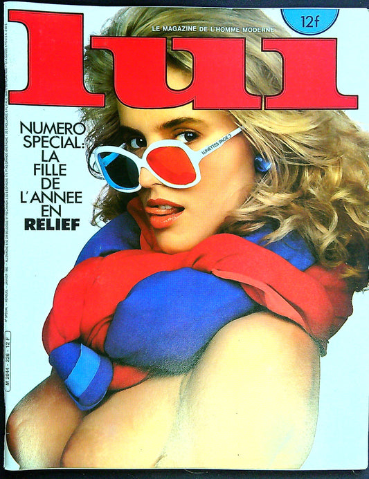 Magazine Erotique Lui + Poster + Lunette N° 226 Javier 1983