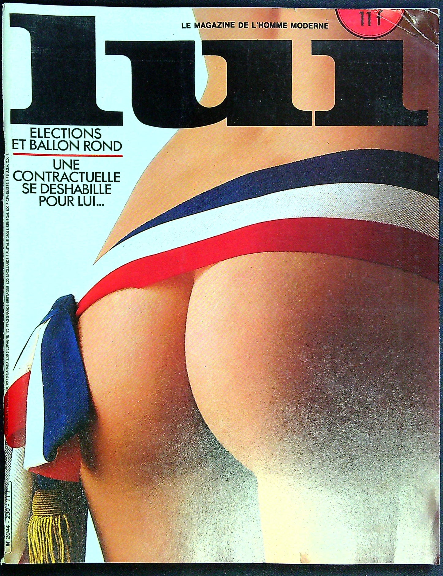 Magazine Erotique Lui + Poster N° 230