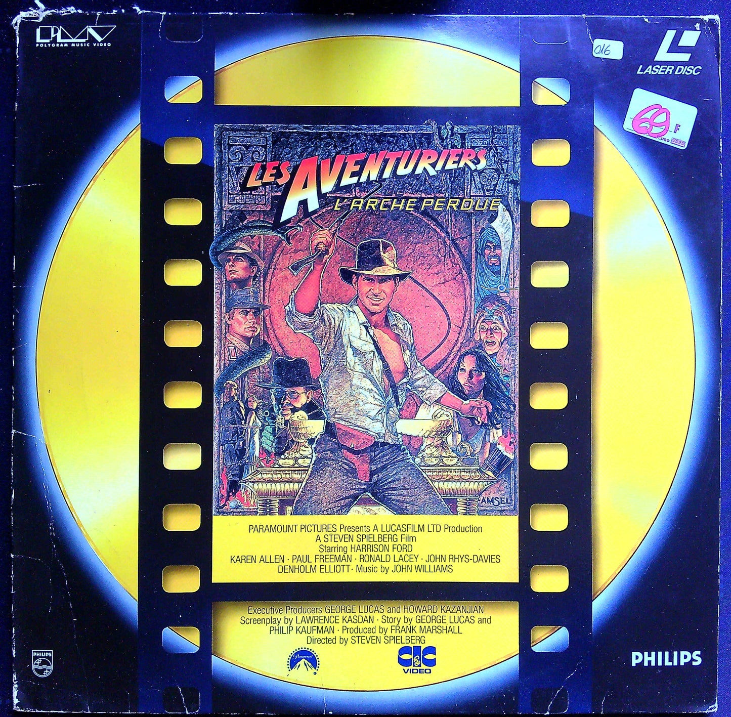 Laser Disc Les Aventures De L'Arche Perdue