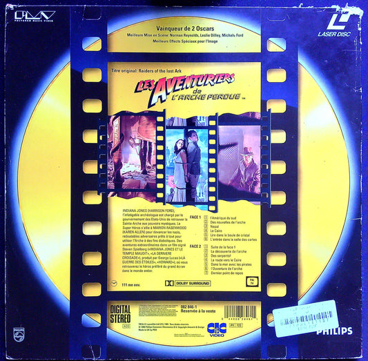 Laser Disc Les Aventures De L'Arche Perdue