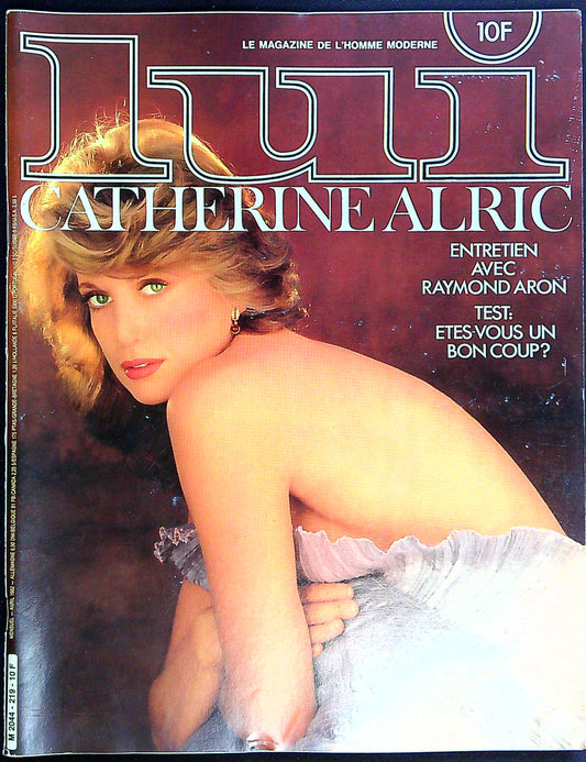 Magazine Erotique Lui + Poster N° 219 Catherine Alric