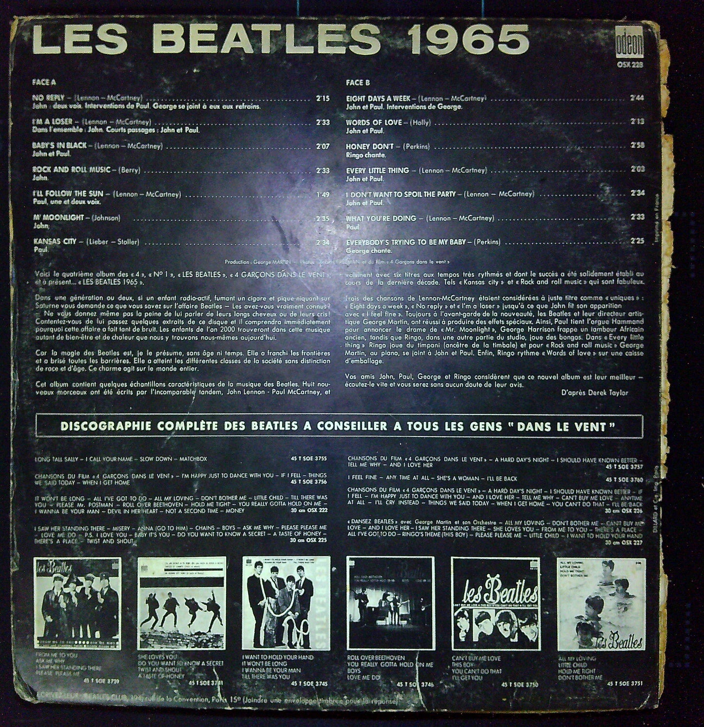 Lp's Les Beatles 1965