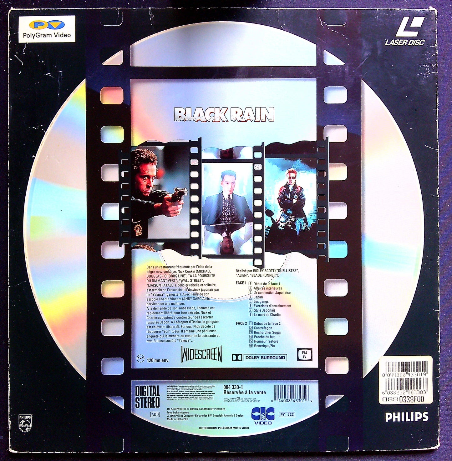 Laser Disc Black Rain