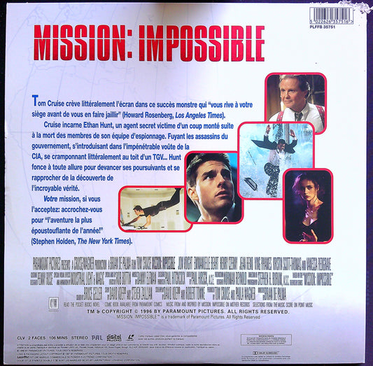 Laser Disc Mission : Impossible