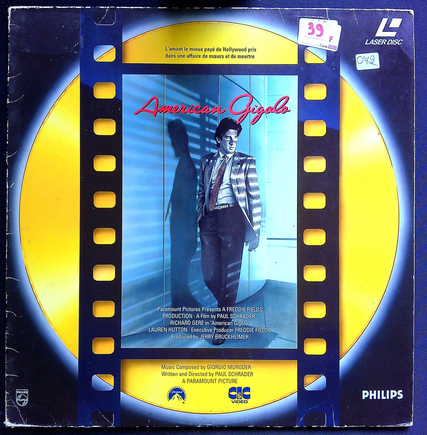 Laser Disc American Gigolo