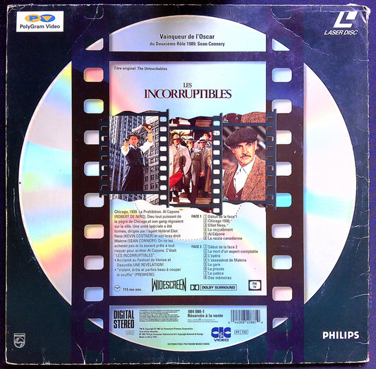 Laser Disc Les Incorruptibles