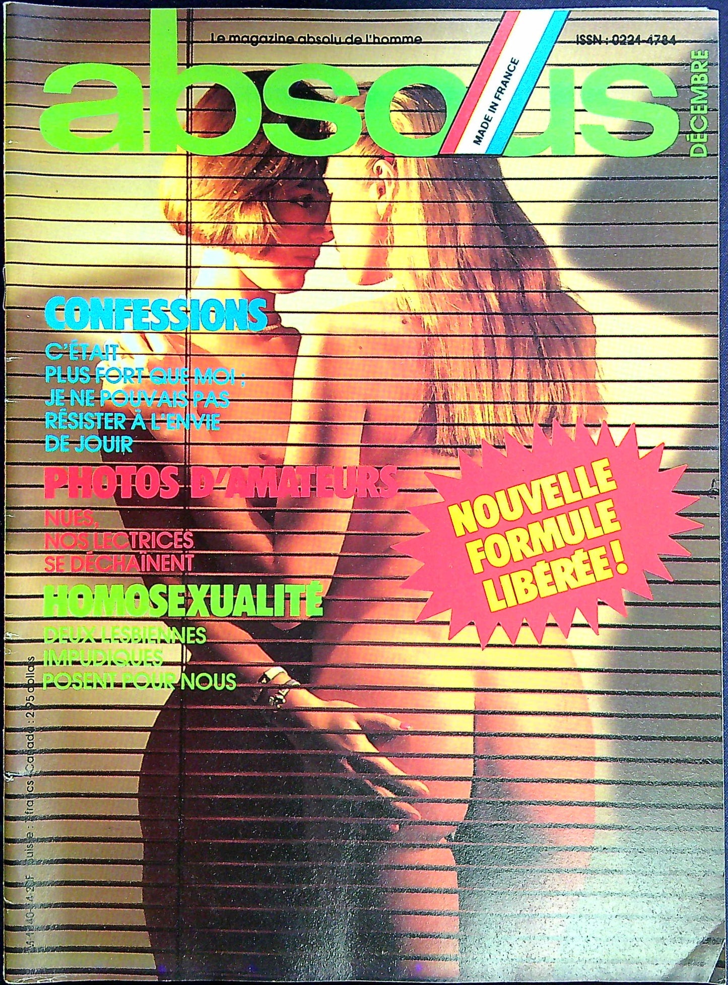 Magazine Erotique Absolus + Poster N° 74