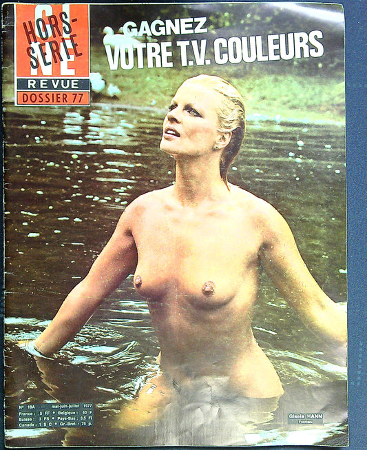 Magazine Erotique Ciné Revue Hors Série + Poster N° 18 A Gisela Hann