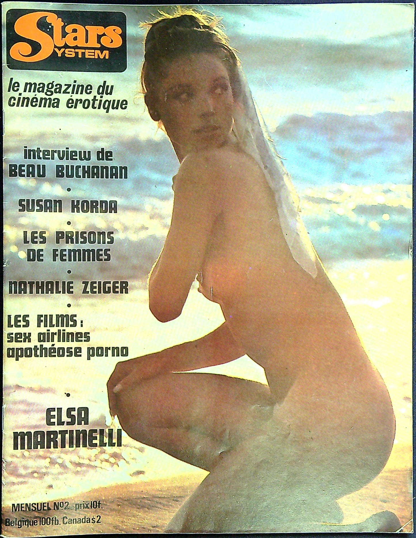 Magazine Erotique Stars System N° 2 Elsa Martnelli