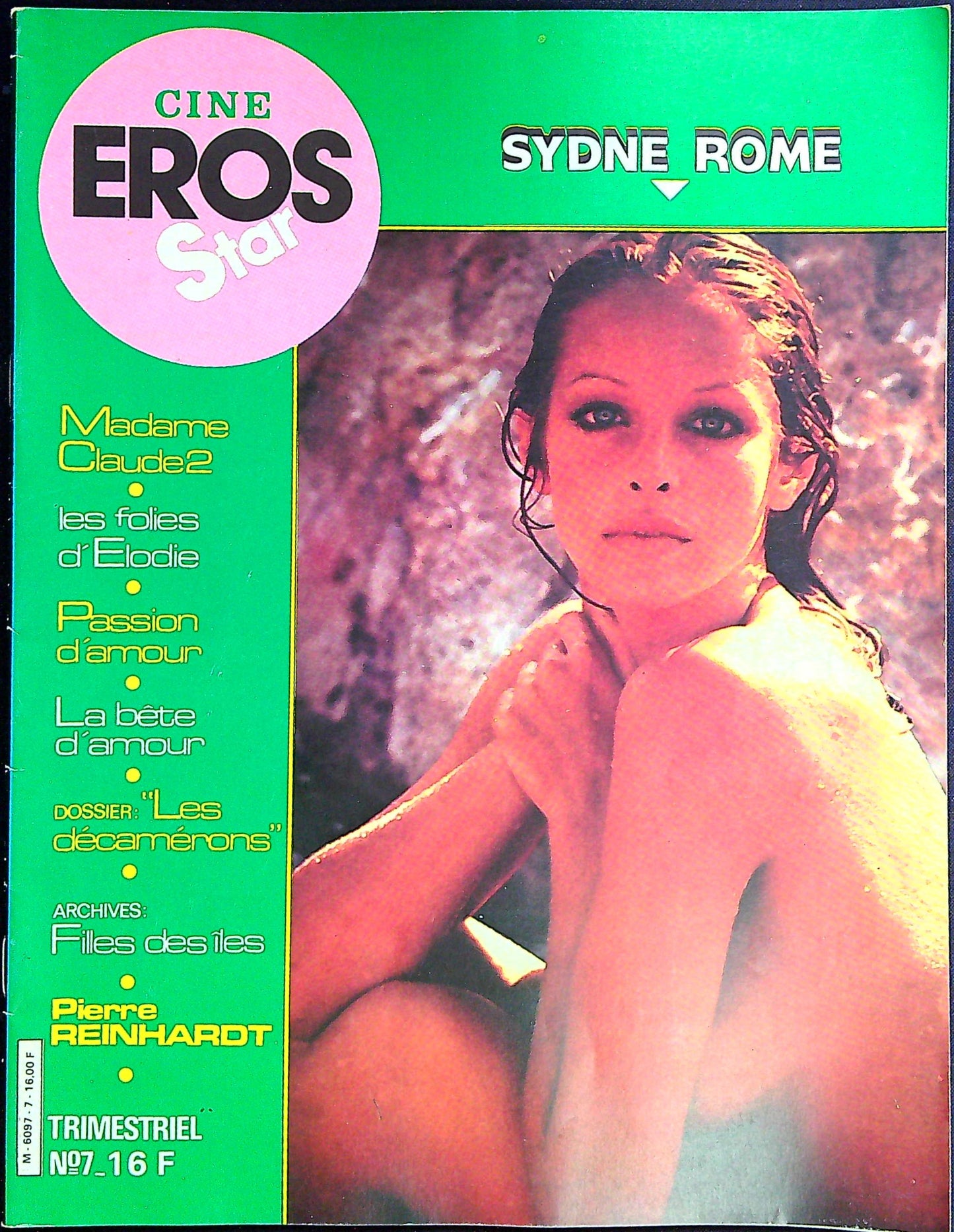 Magazine Erotique Ciné Eros Star N° 7 Sydne Rome