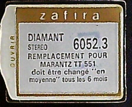 Saphir TT 551 Marantz Diamant