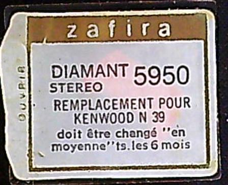 Saphir Diamant Kenwood N39