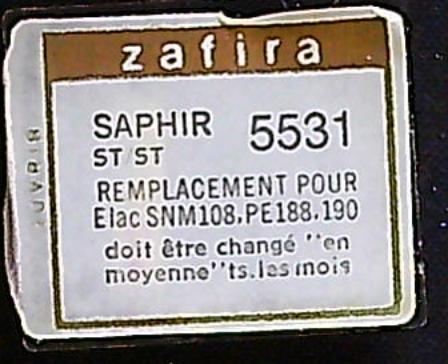 Saphir ELAC SNM108 PE188 PE190